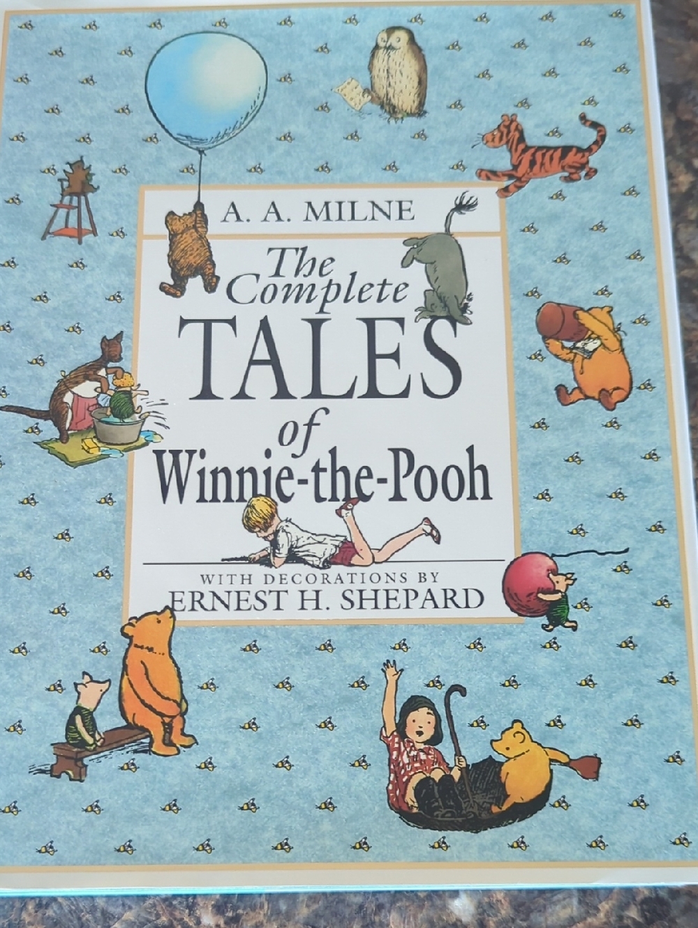 The Complete Tales of Winnie-the-Pooh by A. A. Milne - Blue Cover